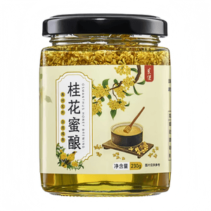 【中国直送】良石本場のキンモクセイ蜂蜜ジャムとアカシア蜂蜜茶 230g×1本