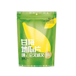 路小漫 甘梅地瓜片 烘烤非油炸嘎嘣脆【小红书爆款】 原切红薯脆片真话梅酸甜咸酥脆追剧零食 118g 薄脆解馋办公室下午茶小吃