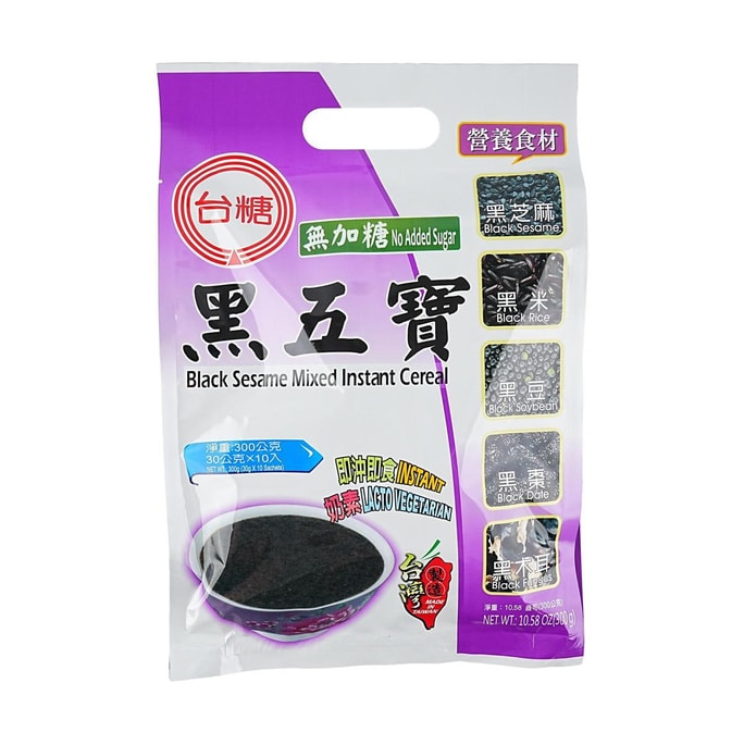 Black Sesame Cereal No Sugar 10.58 oz