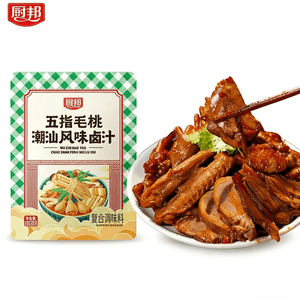 Five-Fingered Hair Peach Chaoshan-Style Marinated Sauce 1 Pack 100g Lazy Marinade Pack for Braised Dishes and Meats, Kitchen Seasoning
