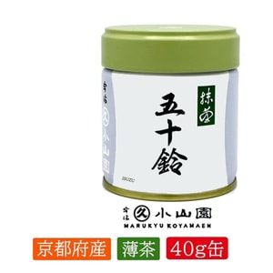 日本 丸久小山園 宇治 五十鈴 抹茶粉 罐裝 40g 烘焙拿鐵調飲專用 無糖純抹茶