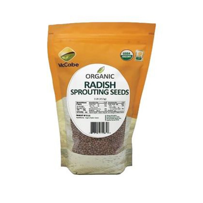Organic Radish Sprouting Seeds 1lb