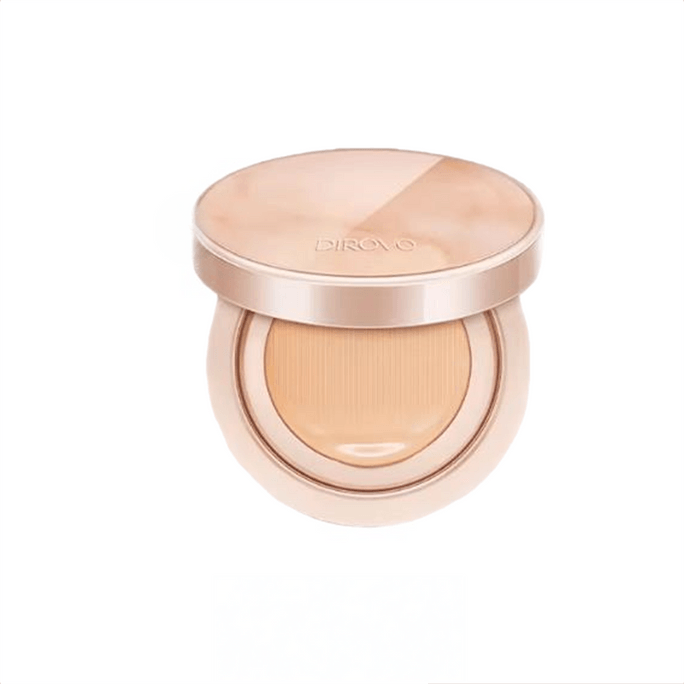 Soft and Long-lasting Concealing Cushion Cream Camellia Cushion Nourishing Foundation for Dry Skin 12g [Warm Skin Tone - Suitable for yellowish and dark skin tones