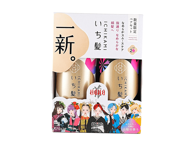 KRACIE Shampoo & Conditioner Set, Sakura Scent, Limited
