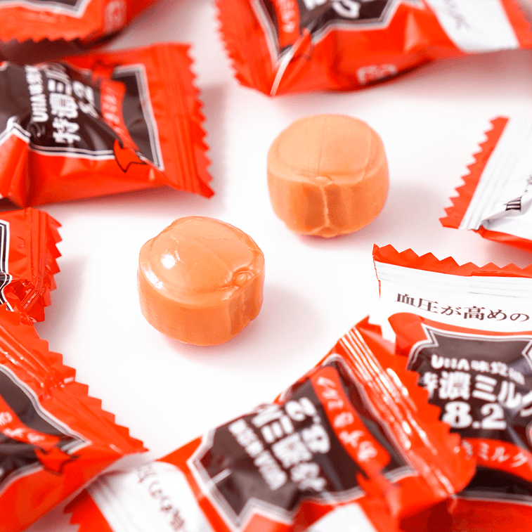 日本悠哈UHA味觉糖 机能性糖果 红豆口味特浓牛奶糖 105g 5