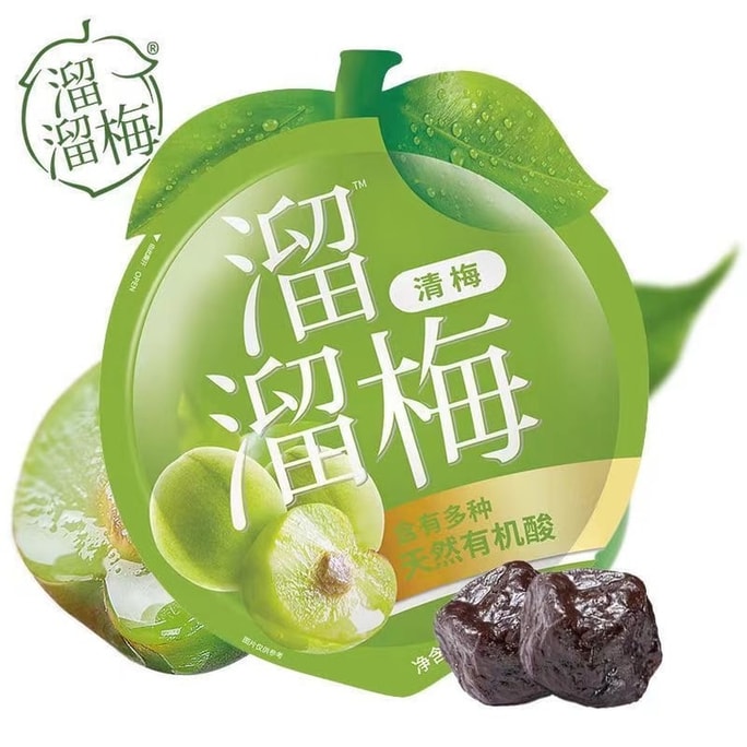 류류메이, 청매, 건매실, 60g*2팩, 매실 과일, 설탕에 절인 과일, 새콤달콤한 청매실, 입안을 상쾌하게 하고 개운하게 해주는 간편한 간식.