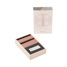 NipponKodo Oedo Incense Rosemary Sakura no Hana 60 sticks - with aromatic holder