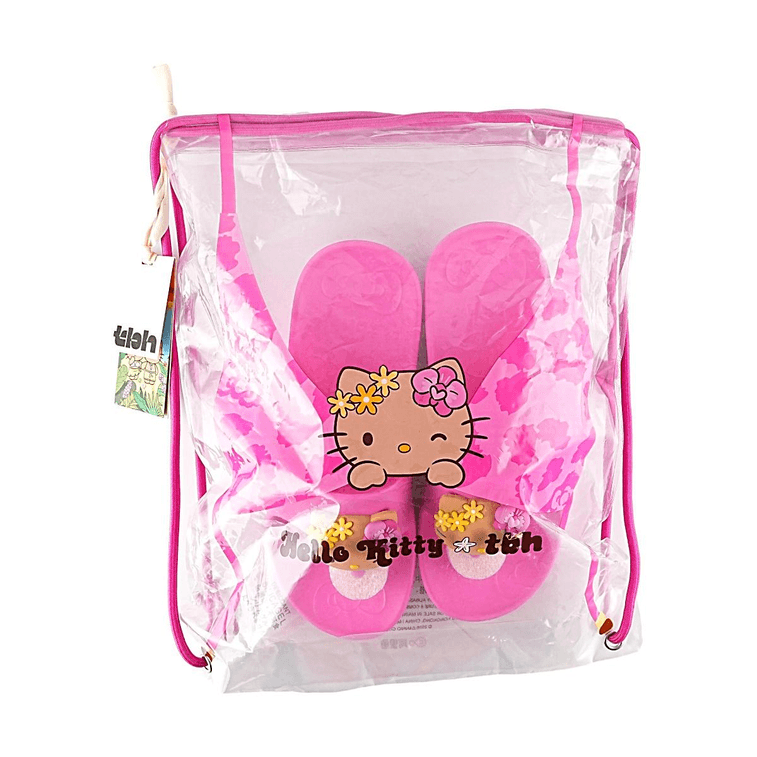 野兽派 Hello Kitty 聯名 立體造型坡跟拖鞋 玫粉 37-38 【Hello Kitty 聯名款】【輕盈坡跟】 10