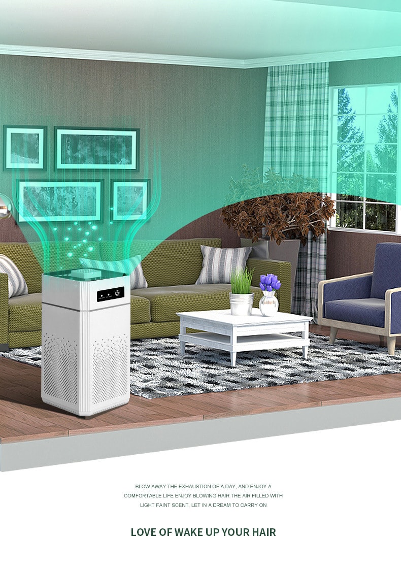 【中国直邮】 力好佳 空气净化器家用室内办公室桌面除甲醛除菌除臭usb 1 把