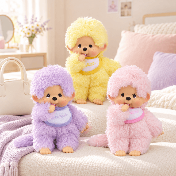 Sekiguchi Monchhichi Colors Plush Keychain Blind Box Cute Ornament