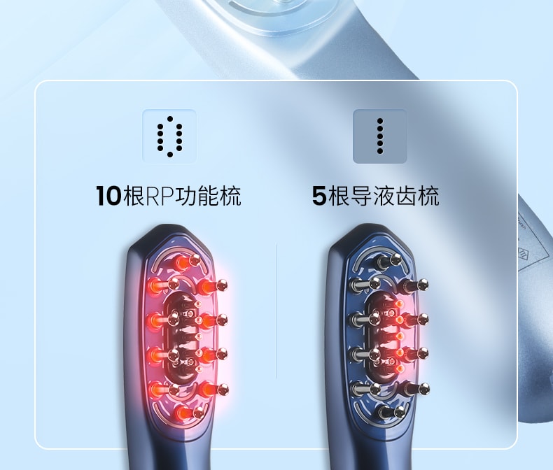 歐薇 頭皮上藥器 健髮梳 養髮梳 護髮梳 按摩頭皮 KD3808P 1台