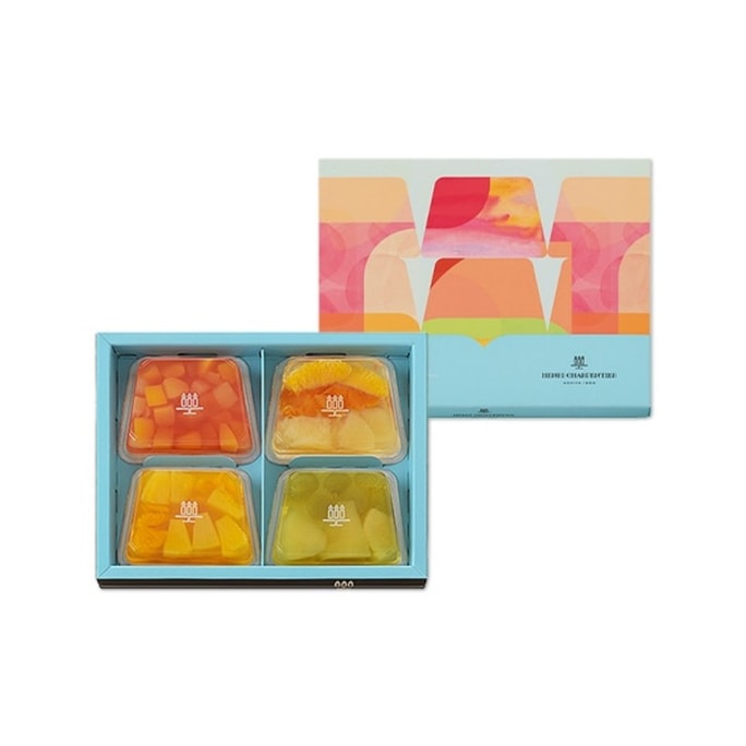 French Fruit Jelly Terrine Gift Set 4 Pack