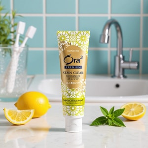 日本SUNSTAR ORA2 皓乐齿 极致净白牙膏 #地中海柑橘薄荷 100g 版本随机