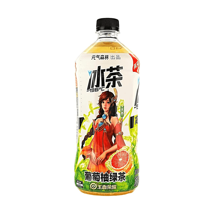 Chi Forest GF Zesty Grapefruit Low Sugar Iced Green Tea ,30.43 fl