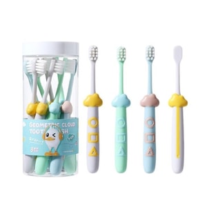 Children's Toothbrush 3-12 Years Old Baby Clean Teeth Soft Bristles Munchkin Teeth Care 8pcs Set