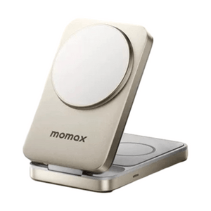 【홍콩 직배송】 MOMAX 3-in-1 무선 충전기 티타늄 골드*1 폴더블 마그네틱