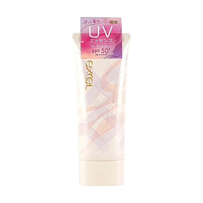日本EXCEL 防曬妝前乳 SPF50+ PA++++ 清爽隔離 提亮膚色 修飾暗沉 妝前打底 #01 伯爵茶 60g 限定款