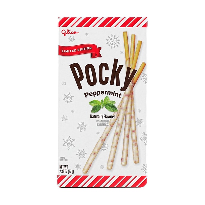 泰國GLICO格力高 POCKY 奶油餅乾棒 薄荷味 67g