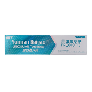 Yunnan Baiyao JinKouJian Refreshing Lime Toothpaste, 100g