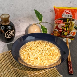 Tanuki Oyaji no Ippin Spicy Tonkotsu-fu Ramen - Instant Noodles , 5 P , 15.87 oz