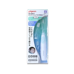 PIGEON Electric Toothbrush for Baby's First Teeth Green