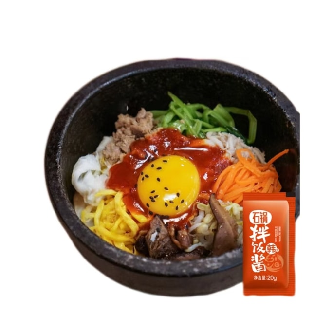 Korean stone pot sauce slightly spicy 120g*6 packs