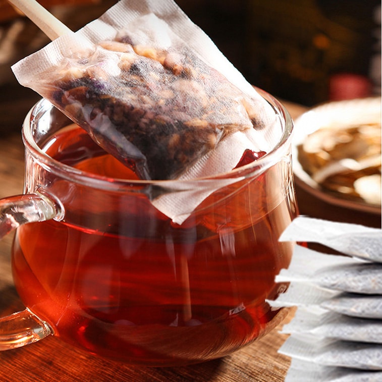【Expédition directe du Canada】 Sifanda Tisane au ginseng et cordyceps 100g (5g×20p) Mélange d'herbes substitut de thé, boisson à infuser quotidiennement, pour le bureau, cadeau de fête. Goût doux. Boisson à infuser toute l'année, idéale pour les nuits blanches, tisane. 6