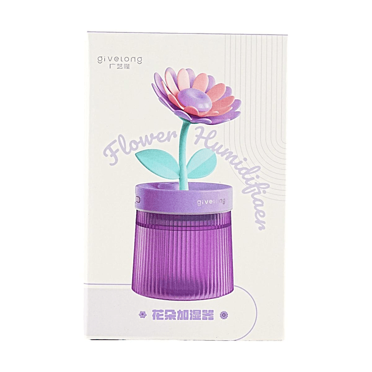 해바라기 모양 USB 충전식 가습기, 핑크색, 귀여운 디자인, 9.6×9.6×20cm 5