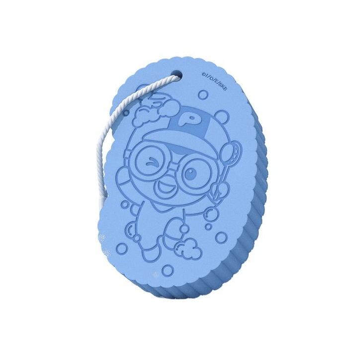 Bo Lele Baby Bath Sponge Rubbing Artifact Bath Rubbing Mud Light Blue * 1 Piece