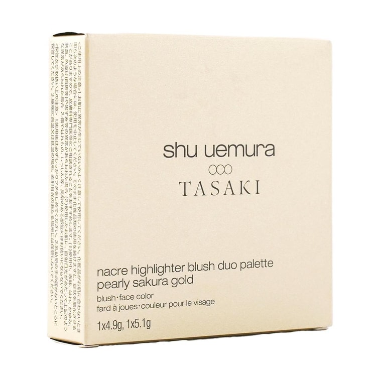 나크르 하이라이터 블러쉬 듀오 팔레트 #펄 사쿠라 골드【한정판 TASAKI 럭셔리 콜라보레이션】 10