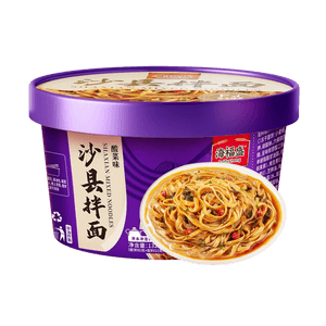 海福盛 沙县拌面 酸菜味 132g【福建风味】【非油炸面条】