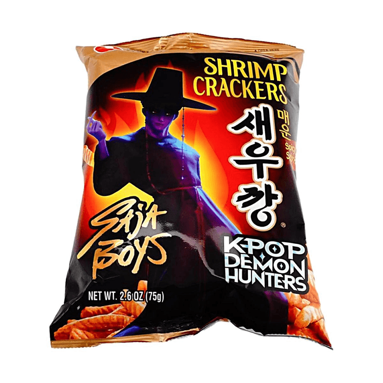 Hot & Spicy Shrimp Crackers, Light & Crispy Seafood Snack, 2.6 oz [ Blackpink Jennie's Pick ] 7