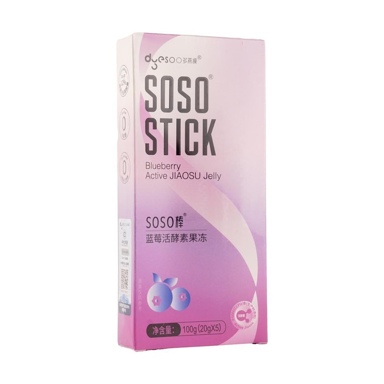 SOSO 바 블루베리 액티브 효소 젤리, 5개 5