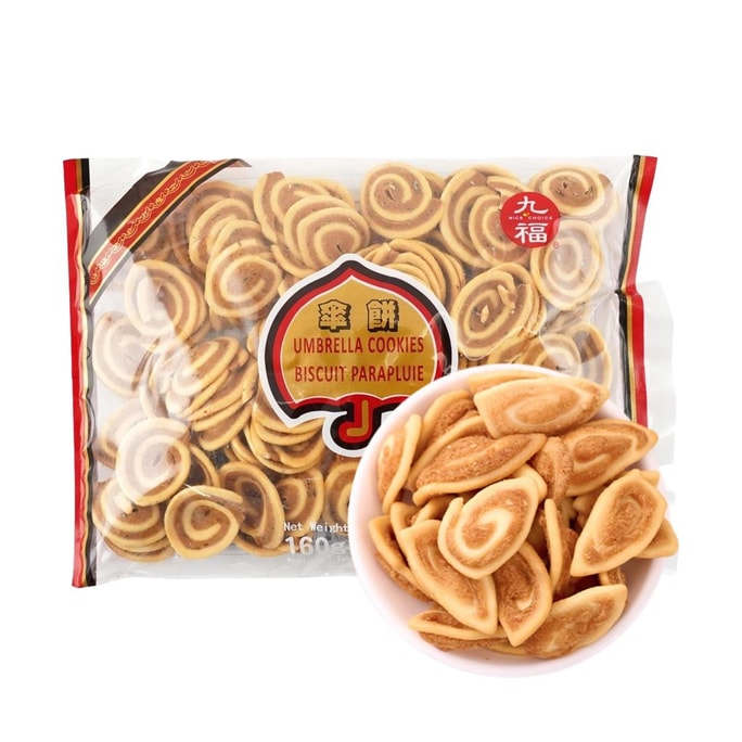 台灣九福 傘餅 貓耳 160g