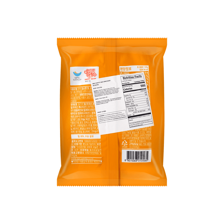 韩国SAMLIP三立 烤面包干 蒜香味 120g 4