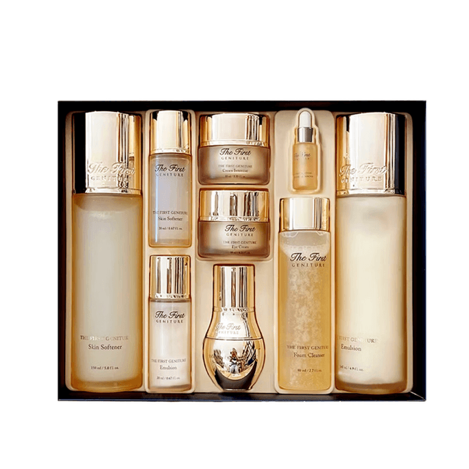 [홍콩 직배송] 오후이오후이 오리지널 슈프림 리바이탈라이징 에센스 스킨케어 9종 세트 (선물용 박스 에디션) - 활력, 손상 복구, 영양 공급, 보습으로 하루 종일 피부를 관리하세요