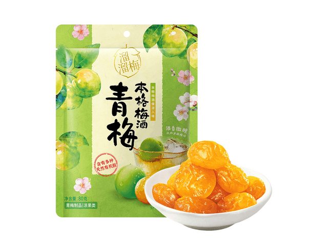 中国直送】劉陵美 本格梅酒（青梅入り）80g - Yami