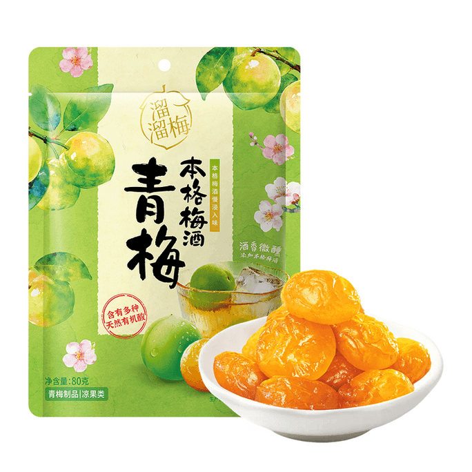 溜溜梅 本格梅酒 青梅 80g