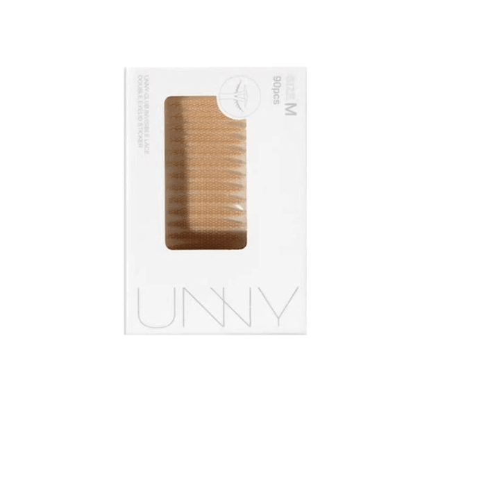 【中国直送】UNNYCLUB UNNY Youyi シミュレーションレース二重まぶたテープ（女性用）、シームレス、目立たない、ナチュラル、むくみ目、Mサイズ、90枚入り×1箱