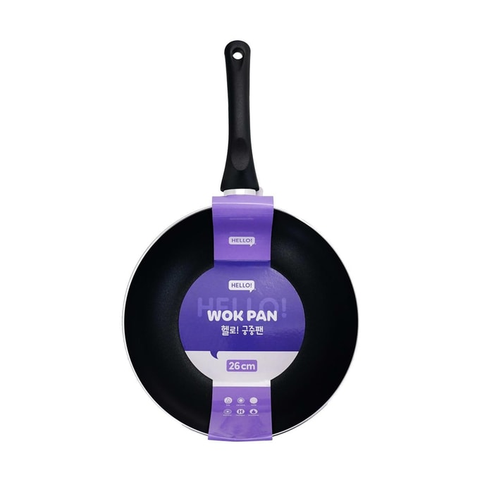 Stir Fry Wok Pan Non-Stick Easy Clean Cooking Pan 26cm