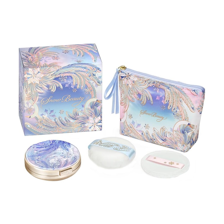 日本SHISEIDO資生堂 MAQuillAGE心機 雪之美人 亮白藥用護膚蜜粉餅 24H煥發光彩 抑黑預防痘痘雀斑 25g 花香型 早定妝補妝晚護膚均可 【2025年限定版】 4