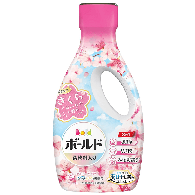 桜*ち様 洗濯洗剤（ジェルボール・ビーズ・アクロン）まとめ売り 日本からの直送】P&G ボールド ジェル洗濯洗剤、桜の香り、610g - Yami