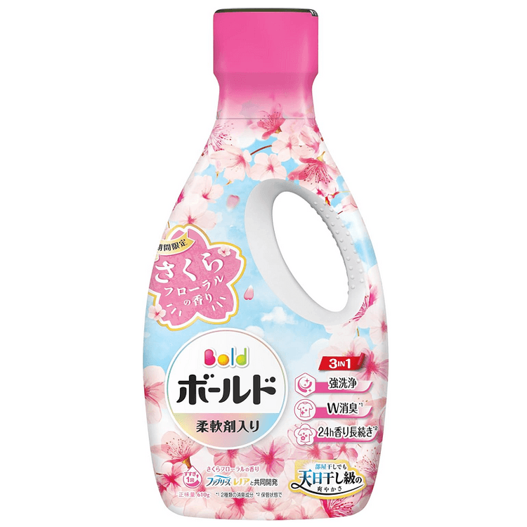日本からの直送】P&G ボールド ジェル洗濯洗剤、桜の香り、610g - Yami