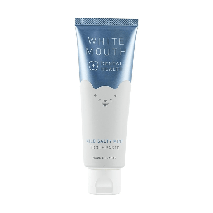 日本WHITE MOUTH 牙齿保健牙膏 乳酸菌酵素亮白牙膏 100g 口气清新去口臭