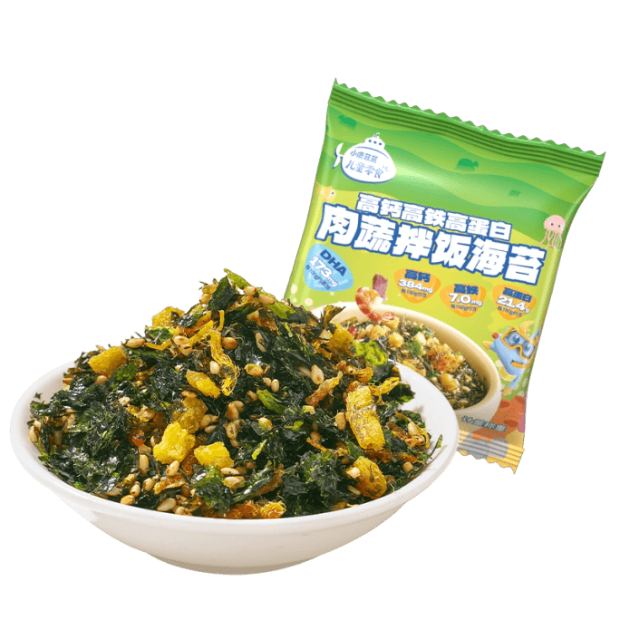 【中国直送】フォーンブルー 肉野菜海苔ごはん 高カルシウム・高鉄・高たんぱく質 10g 1袋