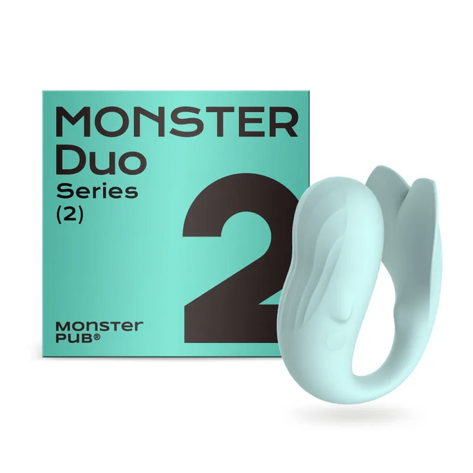 Little Monster 2세대 Youth Edition 스마트 앱 원격 듀얼 모터 웨어러블 진동기 - Youth Blue - Dr. Whale