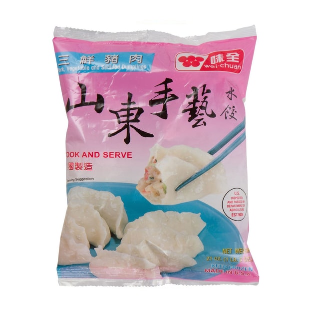 味全 山东手艺-三鲜水饺 21oz | 亚米