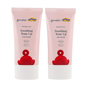 Heartleaf Calming Moisture Tone-Up Sun Cream 1.69 fl oz*2 packs 【Teletubbies Limited Edition】【Pink Tone-Up】
