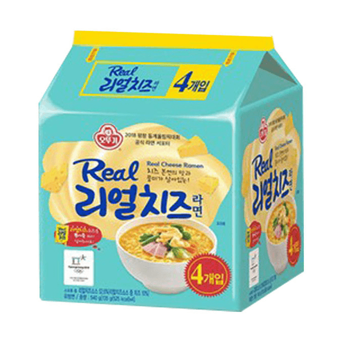 Ottogi Real Cheese Noodle 135g x 4p