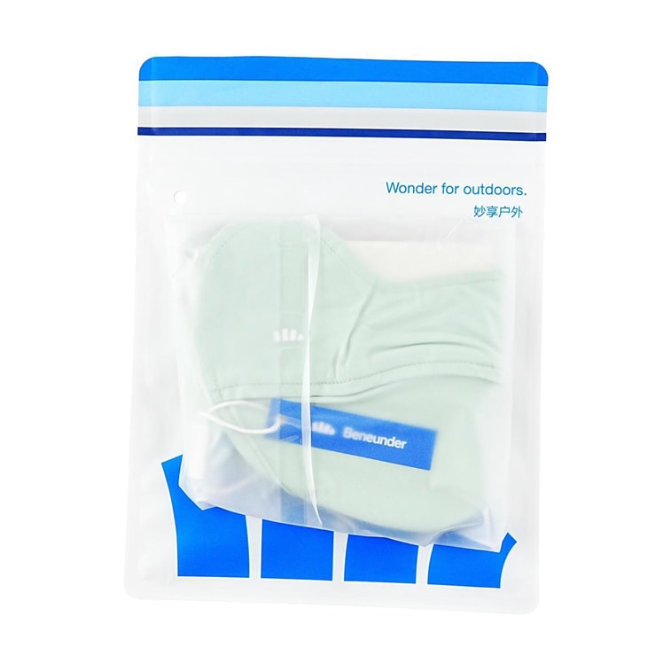 UV 선 프로텍티브 페이스 마스크 UPF50+ 라이트 그린 원사이즈 7